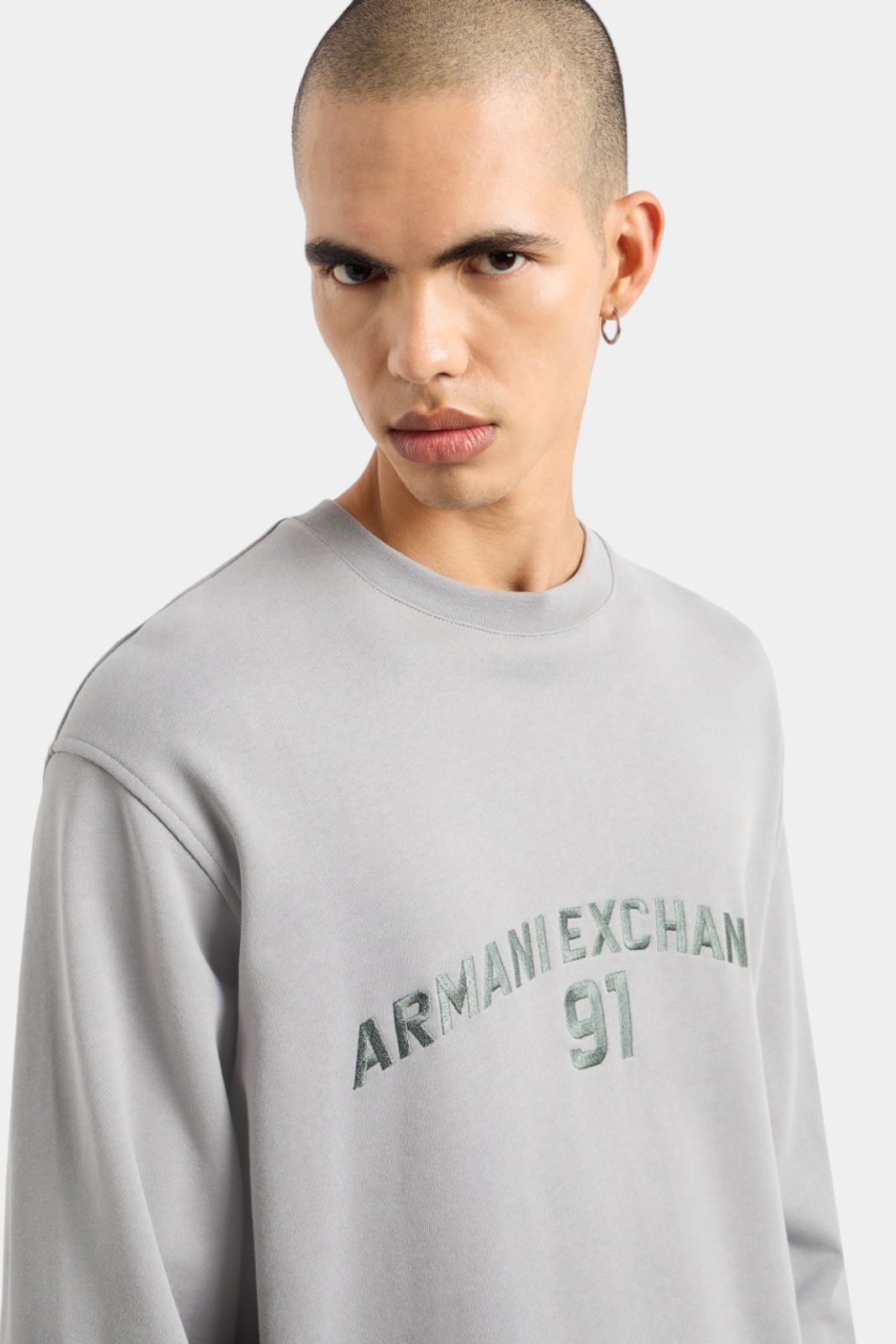 Сірий світшот 3DZMLK ZJ4XZ 1996 Armani Exchange